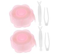 CIYODO 2 ensembles Lot Bandes Invisibles pour Paupières Autocollants Double Face Auto-adhésifs avec Fourchette et Pince à Épiler Rehausseur Paupières Naturel et Discret pour Effet