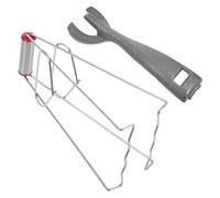 CIYODO 2 Ensembles Pince Robuste pour Plaques Chauffantes Pince de Cuisine Antidérapante pour Plats Chauds et Bols Résistante Chaleur Ensemble
