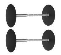 CIYODO 2 Jeux De Plaques De Recouvrement Pour Serrure Cache-Trou De Pêne Dormant Plaque De Finition Pour Pêne Dormant Cache-Trou De Sécurité Rosace De Poignée De Porte Capuchons