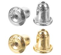 CIYODO 2 Paires Embout de boucle d'oreille Argent Fermoir de boucle d'oreille à visser pour piercing à l'oreille, à faire soi-même, usage quotidien