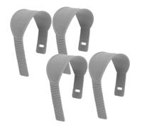 CIYODO 2 Paires Sangles de Pédale Réglables pour Vélo Appartement Bandes de Fixation Robustes pour Pédales de Vélo D Exercice Accessoires Gym Légers et Durables Lot