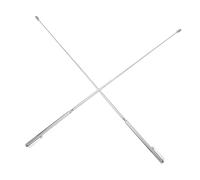 CIYODO 2 Pièces Baguettes de Sourcier Acier Inoxydable Robustes et Flexibles Tiges Radiesthésie Portatives pour Détection Extérieure Outil Pratique pour Camping et Exploration Énergétique