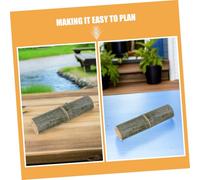 CIYODO 2 Pièces Bamboo Water Fountain Accessories Half Split Tube for Outdoor Patio Garden Landscaping Water Feature Guide Parts