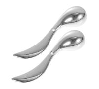 CIYODO 2 pièces Bâtons de Massage pour Yeux Alliage Zinc Outils de Beauté pour Contour des Yeux Hydratants et Anti-rides Accessoires Pratiques pour Crème et Soin Délicat