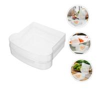 CIYODO 2 Pièces Boîte à Transparente Portable Boîte de Rangement Sandwich Réutilisable pour Snacks pour Bureau et Pique
