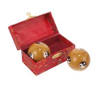 CIYODO 2 pièces Boules de Massage Métalliques pour Mains Lot de Balles Exercice Réutilisables Soulagement Tension Renforcement Musculaire et Relaxation des Mains Couleur Aléatoire