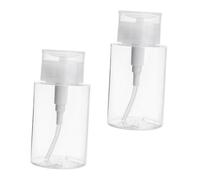 CIYODO 2 pièces Bouteilles de Maquillage Rechargeables Lot de Flacons Vides pour Cosmétiques Distributeurs Liquides Portables Étanches pour Voyage et Usage Extérieur