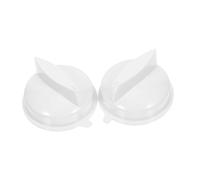 CIYODO 2 Pièces Boutons Réglage Micro-ondes Plastique Résistant Choc pour Contrôle Température Four Rechange Faciles à Installer pour Réparations DIY
