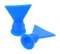 CIYODO 2 pièces Buse Colle Forme Vague pour à Calfeutrer Embouts Plastique Filetés Applicateurs Précis pour et Fenêtres Rechange Anti-fuite