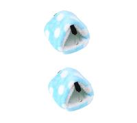 CIYODO 2 Pièces Cabane des Animaux Hamac à Motif d'amour De Hamster Lit Superposé Cochon d'Inde Grotte Endormie pour Hamster Hamac Oiseau Jouets De Furet Grotte des Animaux Chauffe-lit