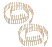 CIYODO 2 Pièces clôture de Simulation Maquette décoration clôture de Jardin Miniature de fées Micro Landscape