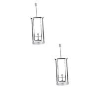 CIYODO 2 Pièces Cradle Balance Ball Swinging Ornament Creative Desktop Decoration for Office and Home Noël Homme