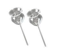 CIYODO 2 pièces Globe Arrosage Verre Automatique pour Plantes Intérieur et Jardin Dispositif Auto-arrosage Transparent Pratique pour Vacances et Soins Quotidiens