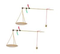 CIYODO 2 Pièces Kitchen Weight Scale Portable Handheld Traditional Chinese Medicine Gram Scale Capacity For Herbs Tea Jewelry And Cooking