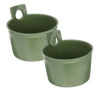 CIYODO 2 pièces Lot de Louches Épaisses pour Arrosage Jardin Capacité Importante Ergonomique et Multifonction pour Eau et Engrais Pratique pour Fleurs et Potager