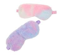 CIYODO 2 Pièces masque pour les yeux pour dormir masque pour les yeux pour voyager couvre-yeux endormi de voyage mignon