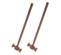 CIYODO 2 Pièces Massage Hammer Bois Portable Marteau Manuel pour Points de Pression Bâton de Massage pour Dos Outil de Thérapie Bois pour Relaxation Musculaire Complète
