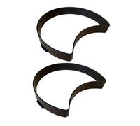 CIYODO 2 pièces Moule de Pavage Béton pour Jardin Forme Croissant Réutilisable Moule pour Chemin Pierre et Facile à Démouler Décoration Extérieure