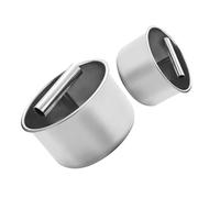 CIYODO 2 Pièces Outil à de Viande Acier Inoxydable Presse Manuelle pour Cuisine Maison Formateur Uniforme pour Viande Poisson et Crevettes Robuste et Facile à Nettoyer
