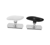 CIYODO 2 Pièces Ouvre-bocal Inox Réglable avec Poignée Plastique Ergonomique Ouvre-bouteille Portable pour Mains Faibles pour Bocaux Canettes et Personnes Âgées