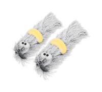 CIYODO 2 Pièces Peluche Interactifs pour Coussinets à Chat à Mâcher pour Intérieur Peluches Amusantes pour Kittens Adultes Résistants Durables