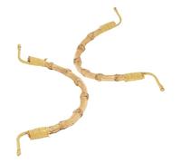 CIYODO 2 pièces Poignée de Théière Rotin Naturel Accessoire de Remplacement pour Anses de Théière Compatible avec Infusion de Thé Lâches Poignée et Tisanière