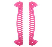 CIYODO 2 Pièces Protège-Lames Patins à Glace Élastiques Housses TPE Robustes pour Hockey et Patinage Artistique Ajustement Flexible pour Adultes et Garçon Fille Accessoires Légers et