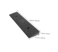 CIYODO 2 pièces Rampe de Trottoir Plastique Robuste pour Seuils et Design Confortable Antidérapant Installation Facile sans Outil Adaptée Aux Fauteuils Scooters et Véhicules