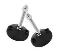 CIYODO 2 Pièces roulettes Antidérapantes Niveleur Pieds D'armoire Pieds De Nivellement Réglables Robustes Pieds Réglables pour Le Nivellement Pieds De Table Réglables Le Fer