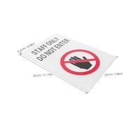 CIYODO 2 Pièces Self Adhesive Do Not Enter Sign Private Property Warning Sticker For No Passage Keep Out Decal For Security Control