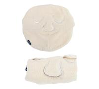 CIYODO 2 pièces Serviette Visage Compressive Doux Masque Facial Beauté Hydratant Chaude et Froide Apaisante pour Usage Maison et Soin Peau