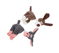 CIYODO 2 Pièces Squeaky Modèle Ane pour Chien à Mâcher avec Sons Accessoire pour Chiens Fournitures pour Animaux de Compagnie