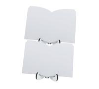 CIYODO 2 Pièces Sublimation Blank Thermal Transfer Wood Album Board with Stand Heat Transfer Picture Frame for Graduation and Back to School Gifts