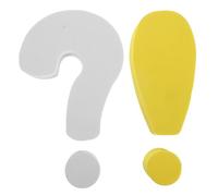CIYODO 2 Pièces Symbol Car Antenna Topper Weatherproof Auto Accessory for Suvs and Trucks Creative Roof Decoration with and Question Mark Easy Installation