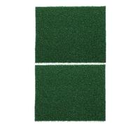 CIYODO 2 Pièces Tapis Gazon Artificiel pour Aquarium Décoration Réaliste pour Terrarium Tortue Poisson Tapis Végétal Simulé sans Entretien pour Environnement Apaisant
