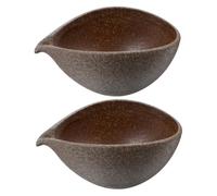 CIYODO 2 pièces Tasse à Thé Japonaise Porcelaine avec Bec Ensemble pour Gongfu Infusion Contrôle Débit Traditionnel et Design Moderne