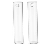 CIYODO 2 Pièces Vase Mural Pot De Terrarium Jardinière Suspendue Jardinière Hydroponique Suspendue Jardinières Murales pour Plantes Vase à Tige Unique Tubes Un Verre Transparent