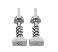 CIYODO 2 Pièces Vis INOX Aileron Planche Surf avec Ressort Ajustement sans Outil Résistant Eau et Sel Fixation Stable pour Longboard et Sup