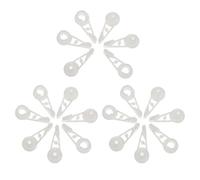 CIYODO 20 Pièces Cintre de Plantes Réglable en Plastique | Formation Horticole, Courbure des Tiges, Usage en Croissance, Blanc, Lot Pratique pour Serrage