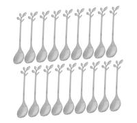 CIYODO 20 pièces Lot de Cuillères Acier Inoxydable pour Café et Dessert Cuillères à Sucre Polyvalentes pour Repas Quotidiens et Occasions Festives Finition Polie Résistante et Facile à