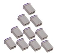 CIYODO 20 Pièces Mini Square Automotive Fuse Holder Heat-resistant Socket Plug Adapter For Cars Trucks Boats Compact Circuit Protection