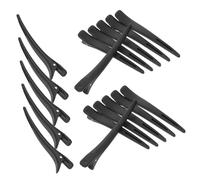 CIYODO 20 Pièces Pinces Bec de Canard Longues Outils Coiffure Professionnels Sans Trace pour Coupe Coloration et Bouclage Accessoires Précis pour Coiffeurs et Usage Domestique