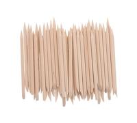 CIYODO 200 Pièces Bâtonnets Bois Double Face Repousse-cuticules Outils de Manucure et Pédicure pour Entretien des Ongles Soins Précis à Domicile et Salon