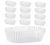 CIYODO 2000 pièces Caissettes Jetables pour Cuisson Rectangulaires Résistantes Chaleur Huile Parfaites pour Moules à Cake et Pâtisseries pour et Anniversaires