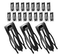 CIYODO 20pièces Pinces à Cheveux Métal Noires Petites Barrettes Snap pour Femmes Clips Accessoires Chic et Résistants pour Usage Quotidien et Fêtes