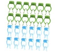 CIYODO 24 pièces Clips Nez Fixation Respiratoire Léger et Flexible pour Du Mucus Confortables et Portables Accessoires Pratiques pour Exercices Nasaux