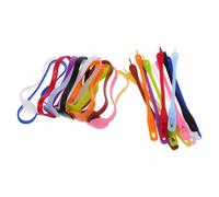 CIYODO 24 Pièces Silicone Wine Glass Marker Rings Reusable Stretchable Drink Identifiers For Stemmed And Stemless Glasses Party Cup Tags