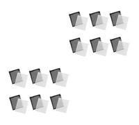 CIYODO 24pièces Maille pour Filtre Aquarium Blancs Et Noirs pour Médias Filtrants Et Écosystèmes Aquatiques