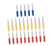 CIYODO 25 Pièces Lettrage des Accessoires de Couteau de Rechange Traceur de découpe Sculpture Coupeur Plaster de Coupe de Coupe Couteau à Graver Lame de Cutter Couleur Aléatoire