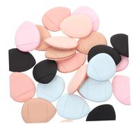 CIYODO 25 pièces Mini Éponges Maquillage Cushion Fond de Teint Éponge Visage Mixte Couleur pour Fond de Teint Correcteur et Crème Isolation Usage Sec ou Humide Outil Pratique pour